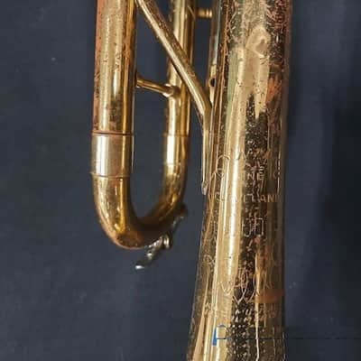 King Cleveland 600 Bb Trumpet Brass with Case, Good Playing Condition image 8
