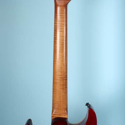 Lipe Virtuoso 7 Fanned Fret Curly Maple Seven String Electric Guitar Fireburst image 19