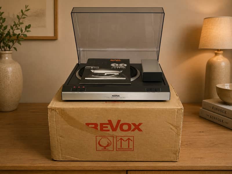 ReVox B795 👉MINT Warranty Rare Vintage Tangential Turntable Vinyl Record Player image 1