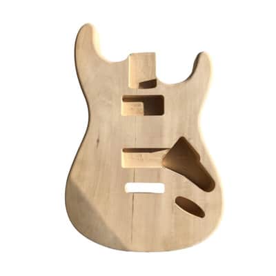 Guitar Body Basswood Wood High Quality Bolt on HH ST Unfinished image 6