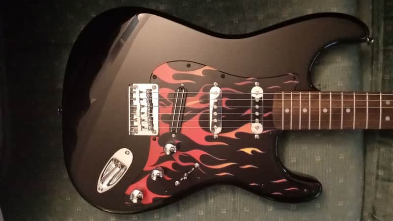~Cashified~ Fender Squier StratoCaster with Bridge HumBucker image 1