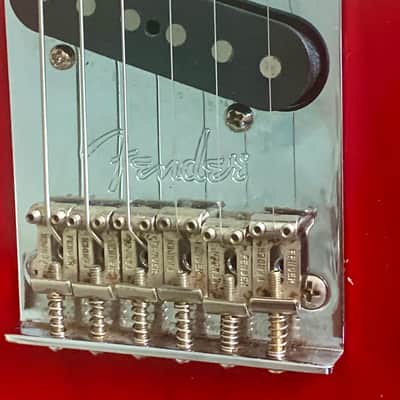 Fender American Standard Telecaster -  2015 - See Through Crimson Red With Maple Neck - Tweed Case image 11