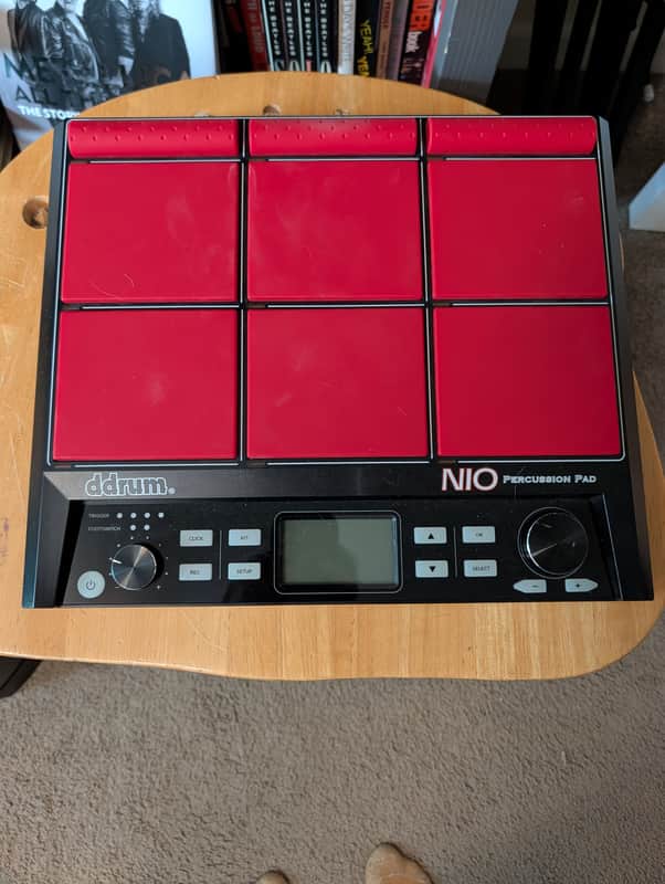 ddrum NIO Percussion Pad 2022 - Present - Black / Red image 1
