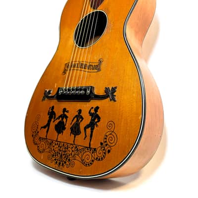 Parlor Guitar Label Caspar Eder (Joach. Tielke Gitarre) 1900s image 3