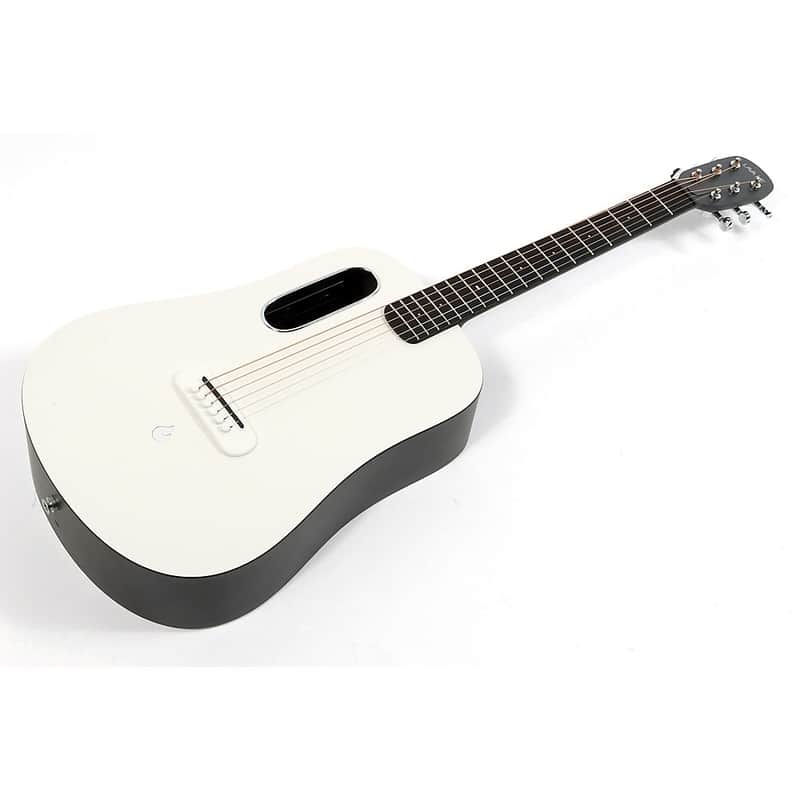 LAVA MUSIC LAVA ME play 36" Acoustic-Electric Guitar With Lite Bag - Regular Nightfall-Frost White image 1