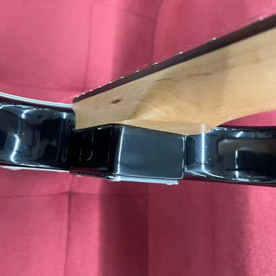 Squier Strat - Black W/ Pearloid Pickguard image 13