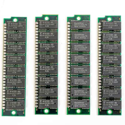 4MB 30-Pin SIMM RAM - Set of 4 - Vintage Memory for Samplers & Synths image 1