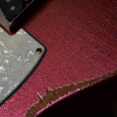 American Custom Fender Telecaster Relic Pink Sparkle CS Texas Specials image 7