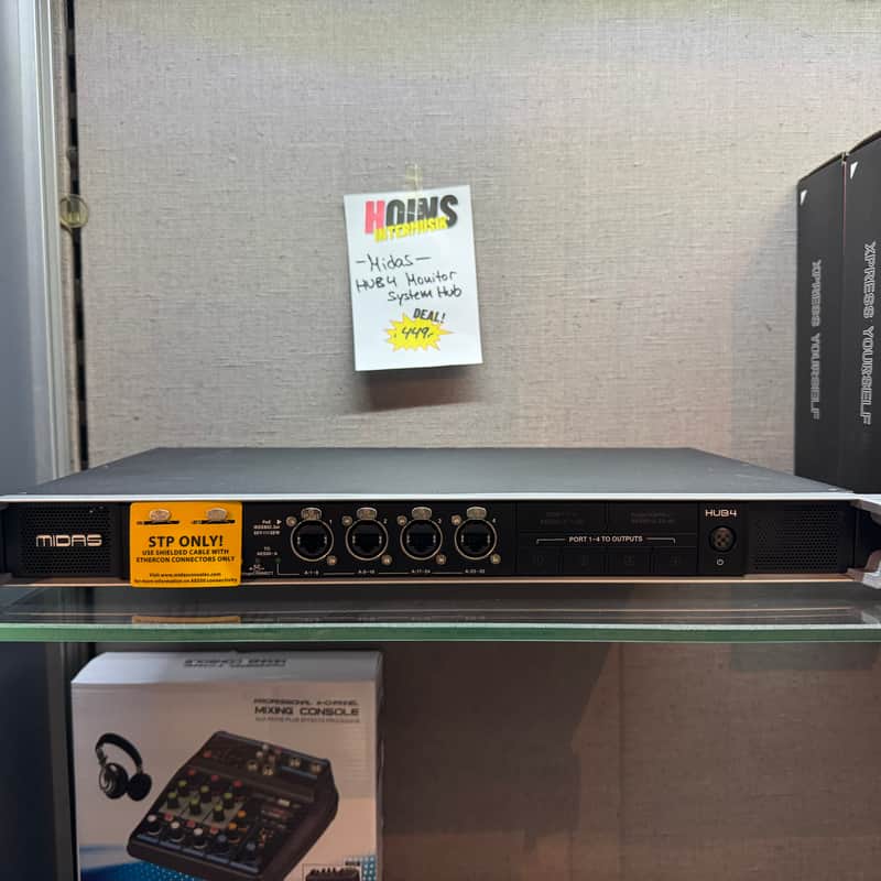 2020 – Present Midas HUB4 Monitor System Hub Black