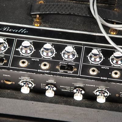 Vox Beatle Head and Super Beatle Cabinet With Heartbreakers Logo Owned by Mike Campbell image 20