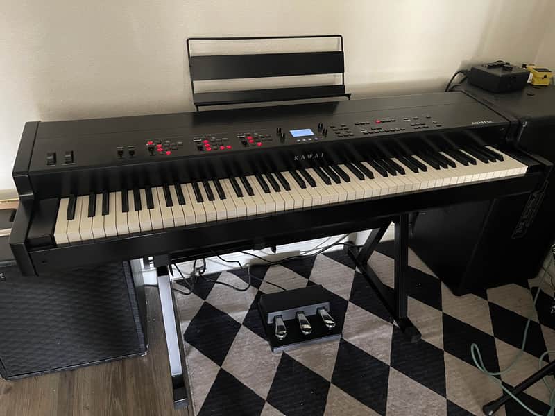 Kawai MP11SE 88-Key Digital Stage Piano w/ Rockville Piano Stand image 1