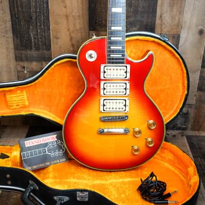 Greco EG-600PR Ace Frehley 3 Pickup Custom 1978 Sunburst w/ Case, Booklet, Cable image 1