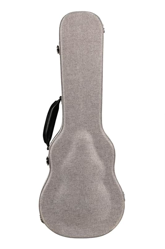 Kala Archtop Gray Tweed Concert Ukulele Hard Case image 1