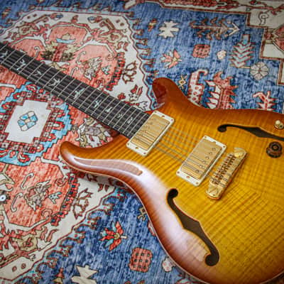 PRS USA Paul Reed Smith Hollowbody 12-String "McCarty Sunburst + Rosewood" (2016) image 5