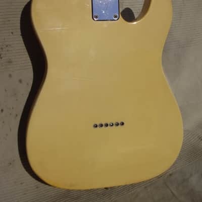 Fender Telecaster 1976 Olympic White to Blond image 7