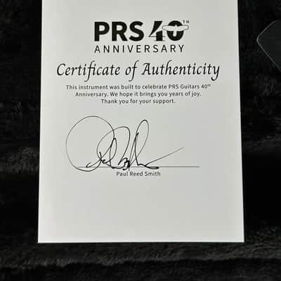 PRS 40th Anniversary Custom 24-08 Semi-Hollow Limited Faded Whale Blue Natural Back w/case image 16