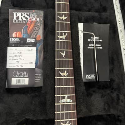 PRS Custom 24-08 10-Top 2021 - Present - Black Gold Wraparound Burst image 8