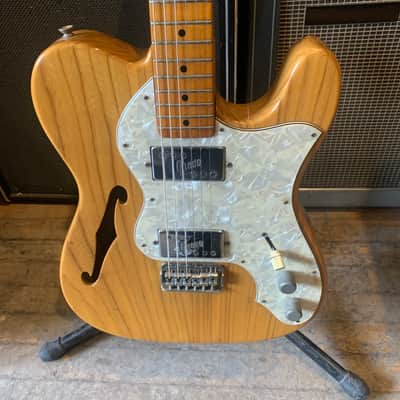 Vintage Rare Japan Matsumoku Greco Gneco Telecaster Thinline 1970s Natural image 4