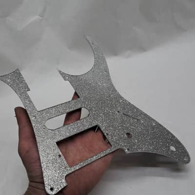 Platinum Silver Glitter Pickguard fits Ibanez (tm) RG350 MDX HSH image 19