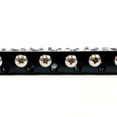 Hipshot Ibanez Flat Plate 7 String Upgrade Bridge Black 4IBF07B image 3