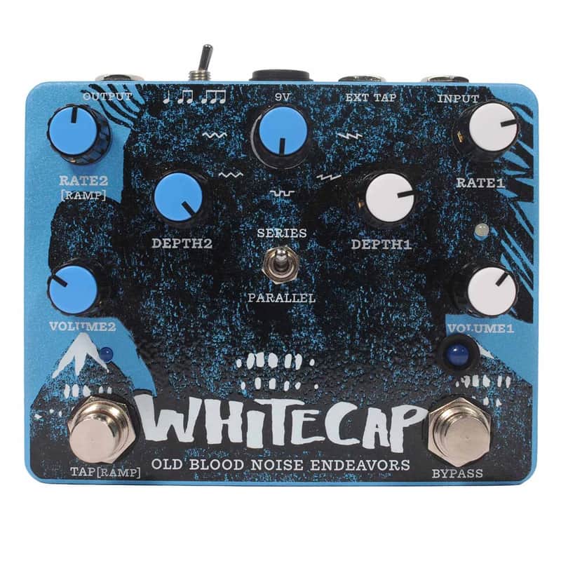 Old Blood Noise Endeavors White Cap Tremolo Effects Pedal Used image 1