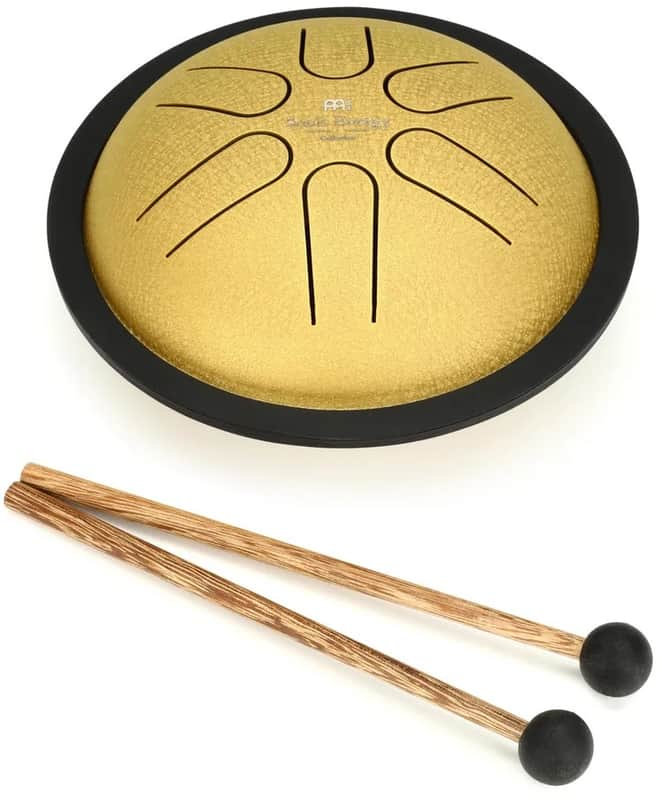 Meinl Sonic Energy Mini Steel Tongue Drum - B Major - Gold image 1