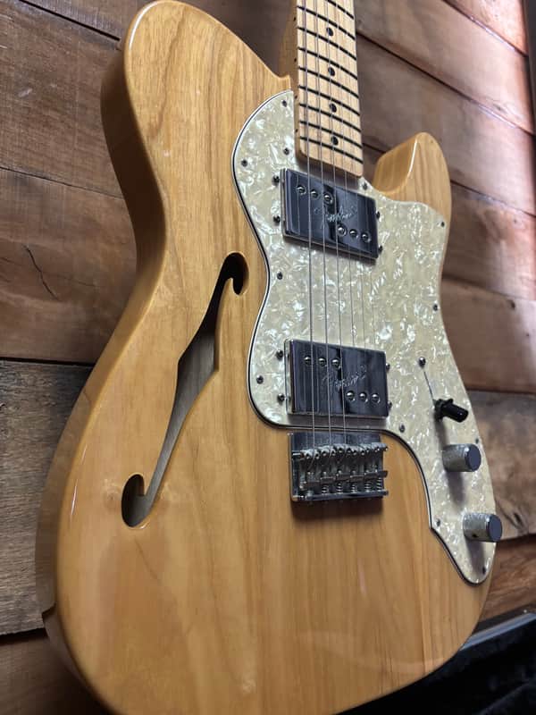 2010 Fender Classic Series MIM Tele Thinline Natural w/case image 1