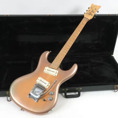 1988 Mosrite M88 - Goldburst Finish - Maple Cap Neck - Semi Mosley Signature - Original Case image 2