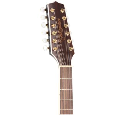 Takamine GJ72CE Jumbo Cutaway Acoustic-Electric Guitar, 12-String, Brown Sunburst, Open Box (Very Good) image 7