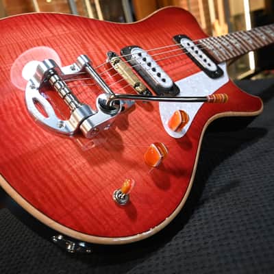 Powers Electric A-Type Select Maple PF42 CamTail - Cosmo Red #B426 image 4