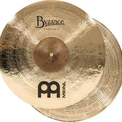 Meinl 15" Byzance Polyphonic Hi-Hat Pair, Brilliant image 1