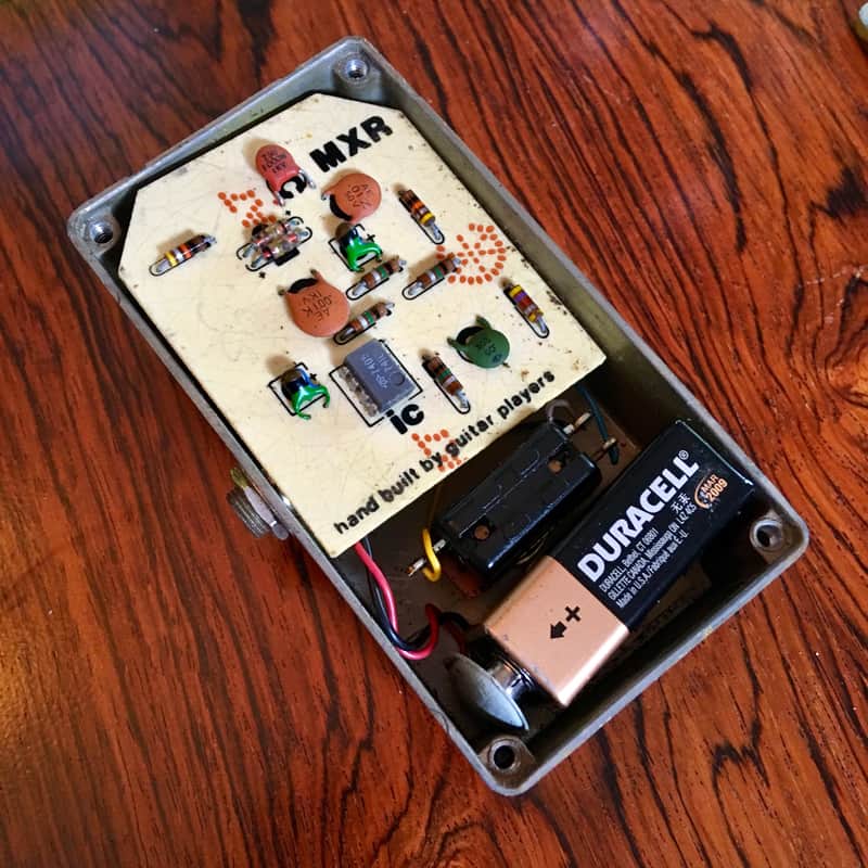 MXR Distortion+ '75スクリプト bud box MXR Distortion plus + bud box 1974 Script logo original analog usa