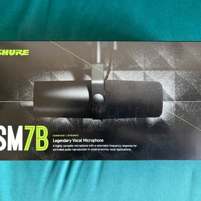 Shure SM7B Cardioid Dynamic Microphone 2001 - Present - Black