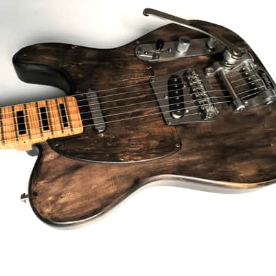 Mellus T Type Heavy Relic w/Bigsby '2016 Oil Grey image 4