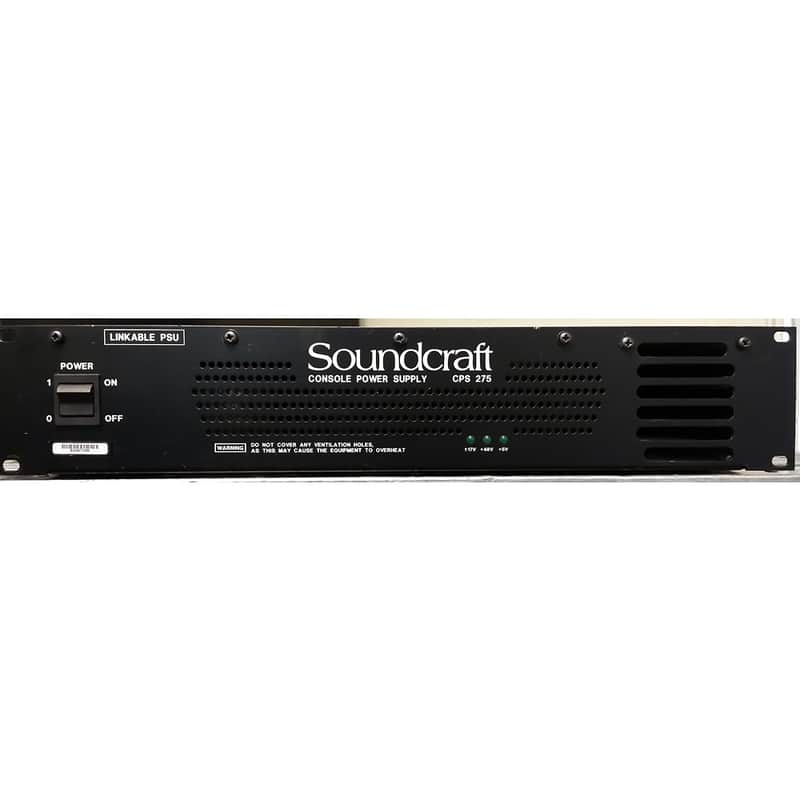 Soundcraft CPS-275 Console Power Supply Rackmount Rack Unit | Reverb