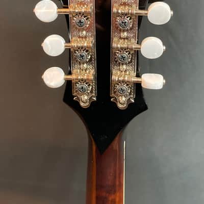 Kentucky KM-805 Artist Series F-Style Mandolin Amber Burst Finish w/ Case image 11