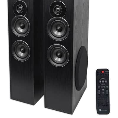 Rockville TM150W Home Theater Buetooth Tower Speakers + 10" Sub + Wifi Receiver image 2