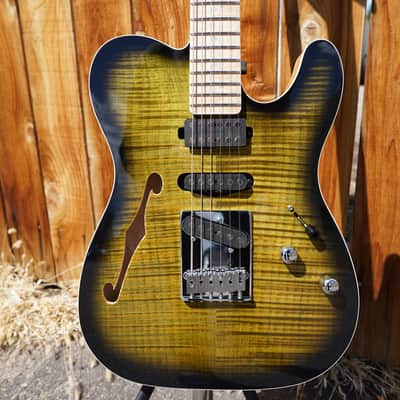 Schecter USA CUSTOM SHOP MASTERWORKS PT Nashville S/H Olive Green Sunburst w/ Tolex Case (2022) image 11