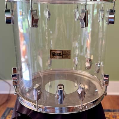 Fibes Vintage 70's 5 Piece Acrylic Drum Set Rare image 16
