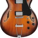 Ibanez AS7328 Artcore Semi-Hollow Baritone Electric Guitar, Rosewood Fingerboard, Tobacco Brown