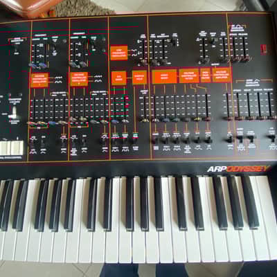 Korg Limited Edition ARP Odyssey FSQ Rev3 with SQ-1 Sequencer Bundle 2018 - Present - Black/Orange