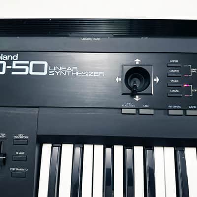 ROLAND D-50 Vintage Linear FM Synthesizer Made in JAPAN - 1987. Works and Sounds Great !... image 5