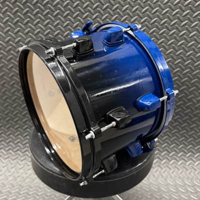 DDRUM 10” x 7” Dominion Maple Tom Blue Black fade drum Die Cast image 9