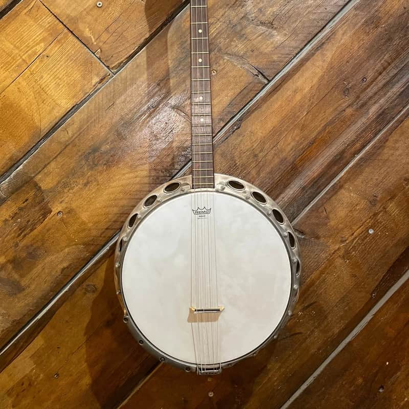 1940s Gretsch New York Tenor Banjo Natural