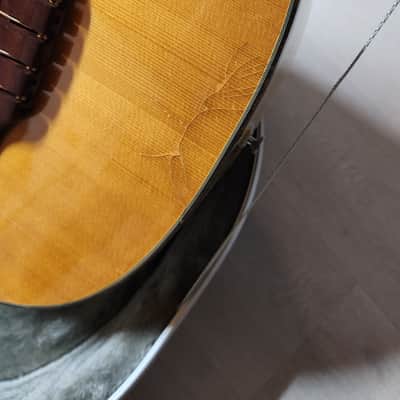 Sigma STB-ME Acoustic Bass guitar 1990's - Natural top image 4