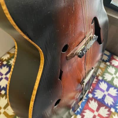 Gretsch Vintage Synchromatic mid-30s” - Tobacco sunburst image 6
