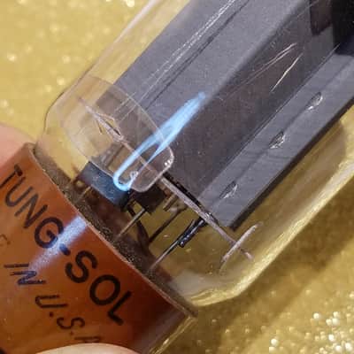 Tung-Sol ONE (1) 5881 tNOS AT1000 TESTED Vacuum Tube Brown Base 6L6WGB rugged 6L6 Beam Power Tetrode 1954-1963 image 9