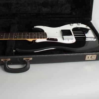 Fender  Precision Bass Solid Body Electric Bass Guitar (1974), ser. #620932, black tolex hard shell case. image 12