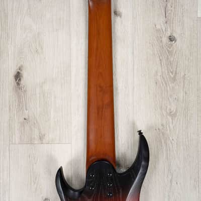 Legator Ghost G9 9-String Multi-Scale Headless Guitar, Ebony Fretboard, Crimson image 5