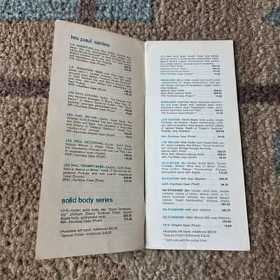 Vintage 1976 Gibson Full-Line Price List! Rare, Original Case Candy, Paperwork! image 4